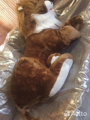 Большая мягкая игрушка Лев