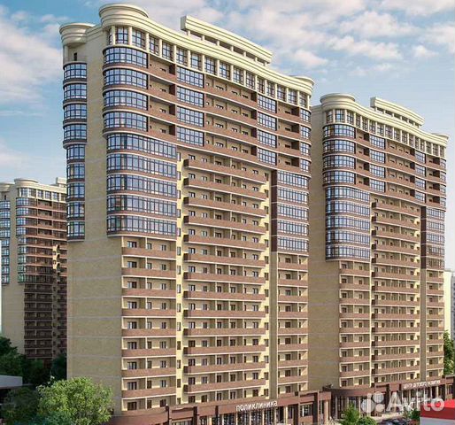 1-к квартира, 43 м², 7/20 эт.
