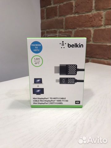 Кабель Belkin Mini DisplayPort to hdmi новый Кабель Belkin Mini DisplayPort to hdmi новый