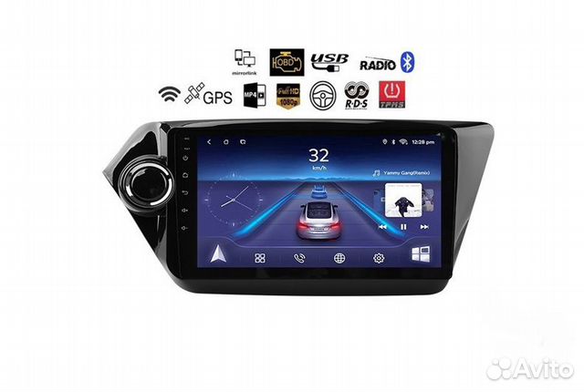 Штатная магнитола Kia Rio 2011-2017 Android 8.1 Штатная магнитола Kia Rio 2011-2017 Android 8.1