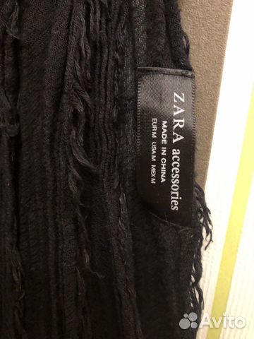 Шарф 1*2 м zara Шарф 1*2 м zara