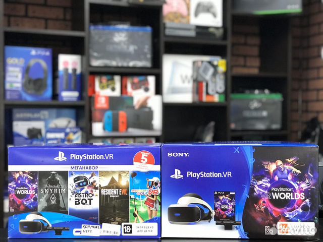 Шлем Sony VR Playstation, Mega Pack с играми Шлем Sony VR Playstation, Mega Pack с играми