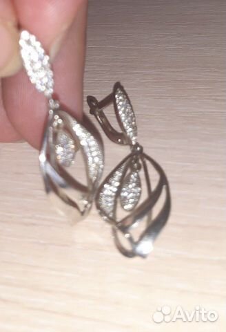 Серебряные серьги
