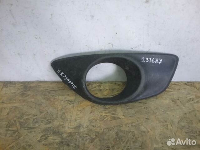 Рамка птф передней правой Hyundai Santa Fe 2 Res