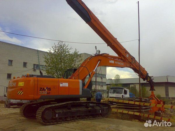 Аренда грейферного экскаватора