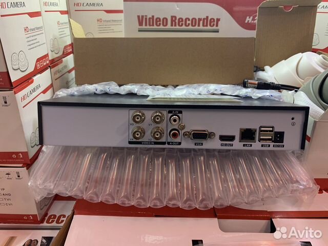 Комплект видеонаблюдения на 4 камеры 1Мп 1280х720P