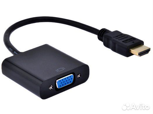 Адаптер-переходник с D-SUB(VGA) на hdmi Адаптер-переходник с D-SUB(VGA) на hdmi