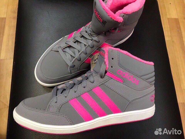 Кроссовки Adidas Hoops Mid Оригинал Р.32-38 Кроссовки Adidas Hoops Mid Оригинал Р.32-38