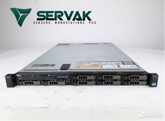 Сервер dell R620 8SFF 2x E5-2643 32GB
