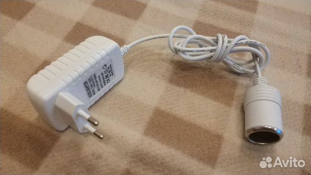 Блок питания 12v 24w с гнездом прикуривателя