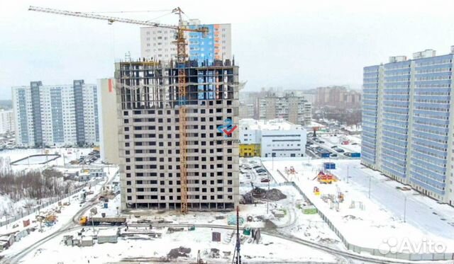 2-к квартира, 35.5 м², 6/27 эт.