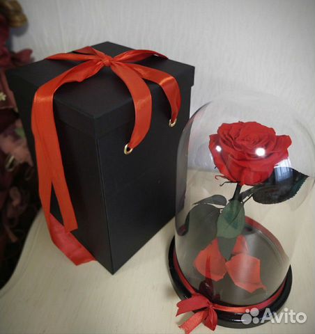 Роза в колбе