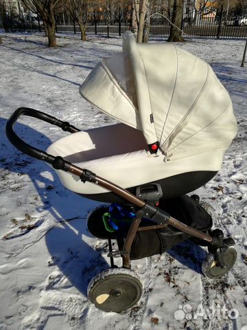 Коляска детская zippy 2 в 1 экокожа