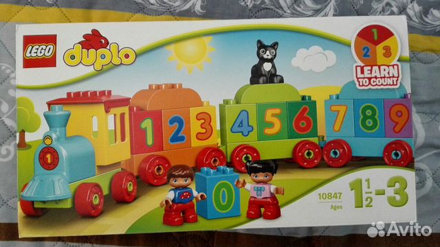 Lego duplo новый поезд считай и играй