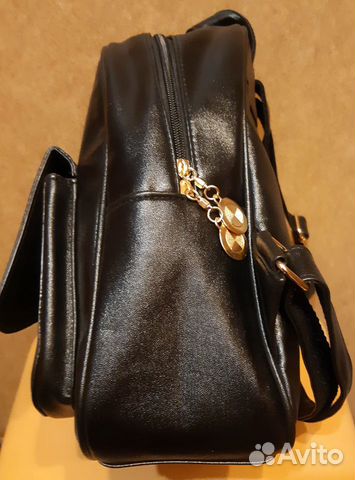 Рюкзак иск. кожа черный Новый Рюкзак иск. кожа черный Новый