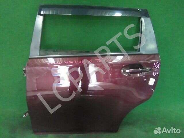 Дверь задняя левая Toyota Wish ZGE20 Дверь задняя левая Toyota Wish ZGE20