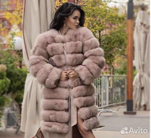 Пальто из чернобурки. Арт: 98 Пальто из чернобурки. Арт: 98
