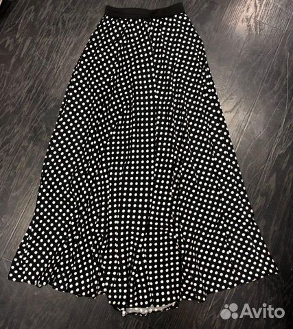 Юбка в пол (горох)