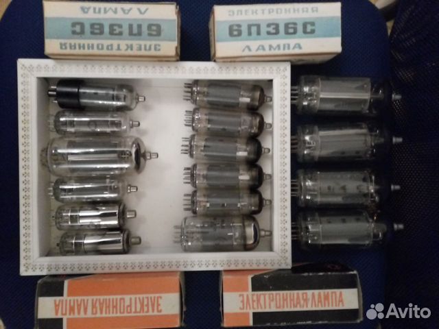 Лампы СССР 6П45С,6П36С,6П44С,6Д22С