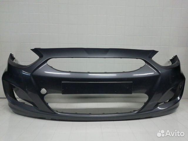 Бампер серый передний Hyundai Solaris 1 Бампер серый передний Hyundai Solaris 1