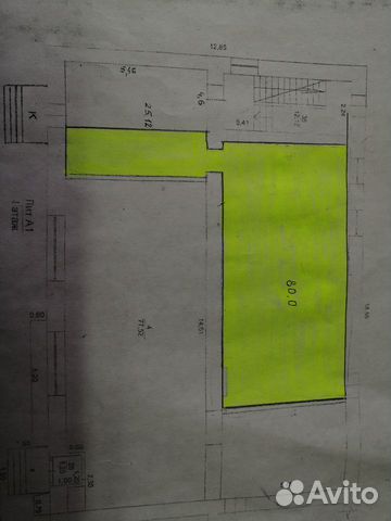 Торговое помещение, 80 м² Торговое помещение, 80 м²