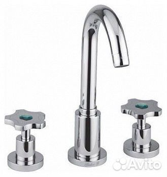 Смеситель giulini GIO crystal 3612A/swblu для рако