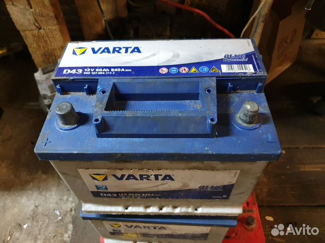 Аккумулятор Varta D43 60Ah 540A 560127054 60Ач 12v