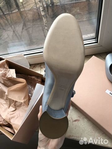 Туфли сатиновые Miu Miu Туфли сатиновые Miu Miu