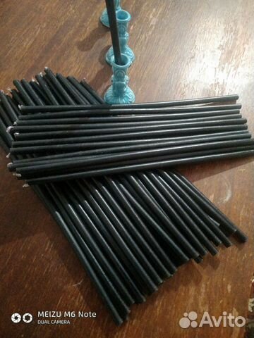 Свечи черные восковые