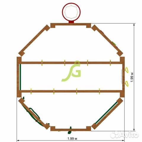 Детский спортивный комплекс WorkOut Детский спортивный комплекс WorkOut