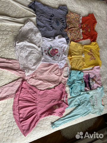 Большой пакет летних вещей Mothercare на девочку 2