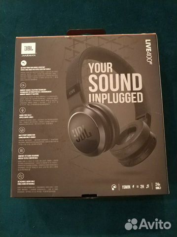 Беспроводные наушники JBL Live 400BT Беспроводные наушники JBL Live 400BT