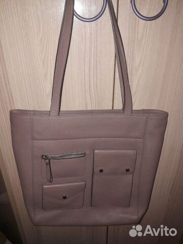 Cумка Palio кожаная,пыльная роза кошелек Furla