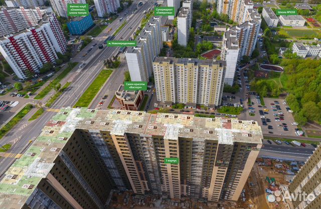 3-к квартира, 79.4 м², 20/23 эт.