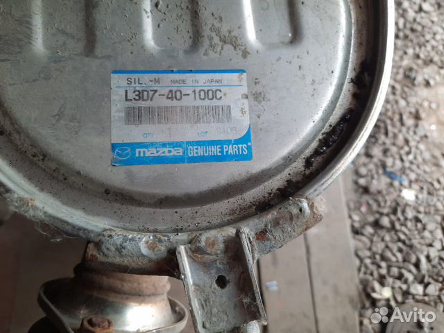 Мазда cx7 2,3турбо задняя банка глушителя Мазда cx7 2,3турбо задняя банка глушителя