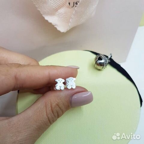 Серьги Tous Sweet dolls серебро