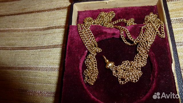 Антикварная золотая цепочка 56 пробы Антикварная золотая цепочка 56 пробы