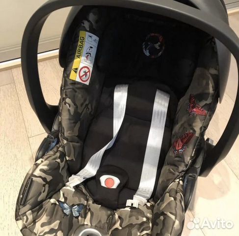 Автокресло Cybex Cloud Q - Butterfly и база для ав