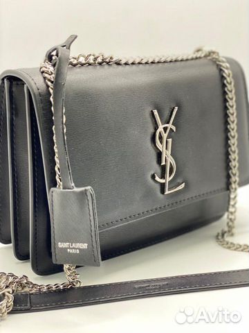 Новая женская сумка клатч Saint Laurent черная Новая женская сумка клатч Saint Laurent черная