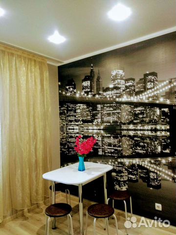 

1-к. квартира, 45 м², 2 кровати
