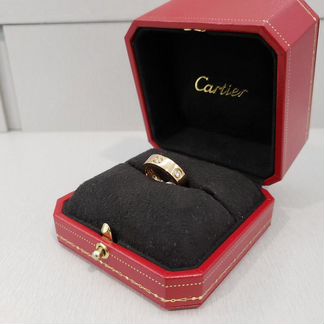 Золотое кольцо Cartier Брилл 0.5 ct 7.3 гр