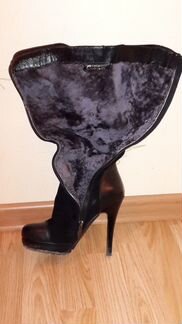 Сапоги зимние замшевые Capiletti