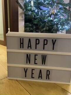 Светящаяся доска с набором букв