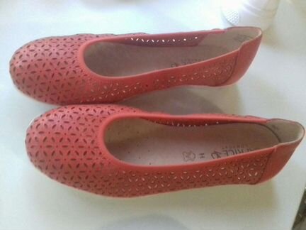 Балетки туфли натуральная кожа новые Caprise