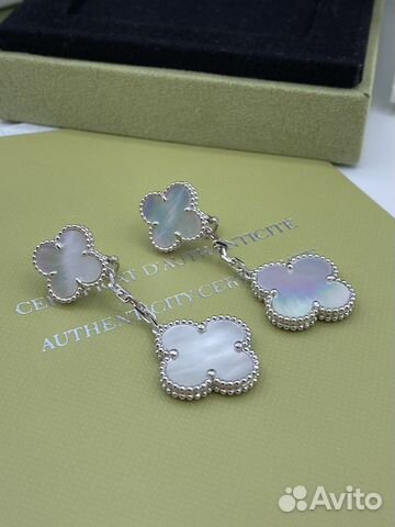 Van cleef arpels серьги два мотива