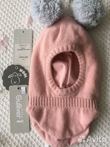 Шапка шлем для девочки