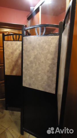 Антикварная ширма напольная