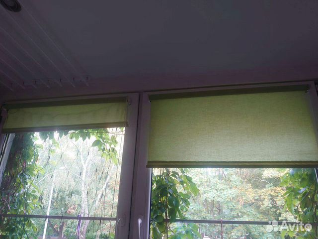 Рулонные шторы ролеты рол 90см х 160см 4шт+2шт 4шт