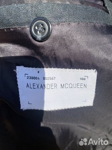 Пиджак мужской alexander mcqueen