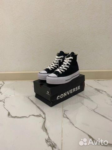 Кеды Converse Chuck Taylor на высокой подошве